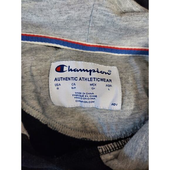 Champion Sweatshirt Mens Sz S Hoodie Black Small i - Picture 2 of 3